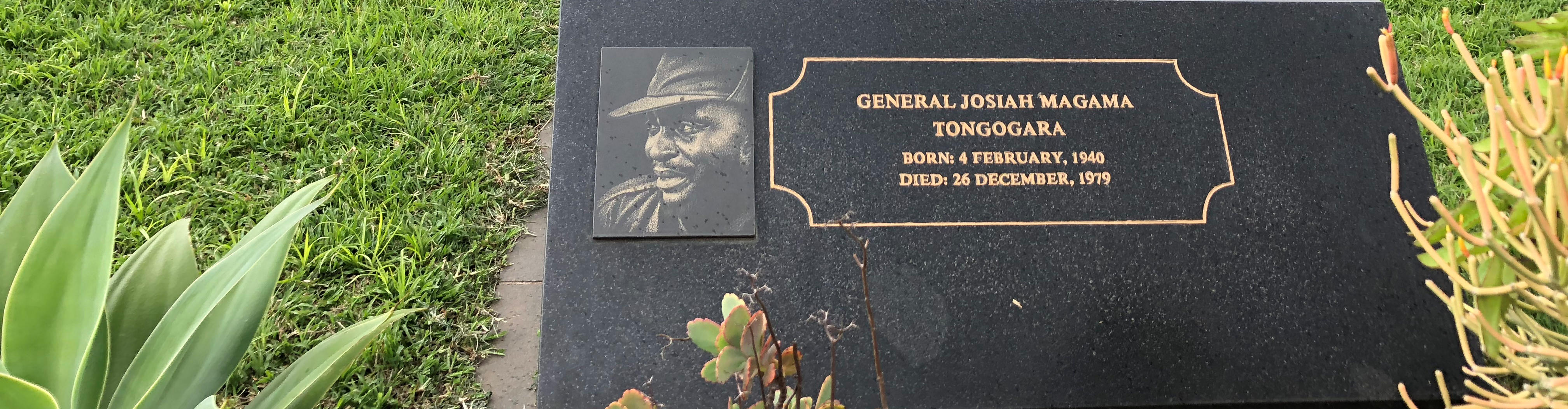 Josiah Tongogara var den militære leder af ZANU. Her hans gravsten på Heroes' Acre i udkanten af hovedstaden Harare